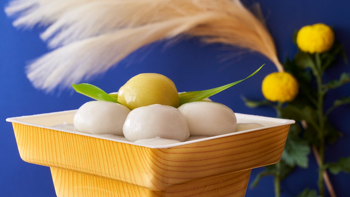 お月見商品のご紹介🐰／ 明日は #十五夜🌕 月見だんごで、#お月見 は