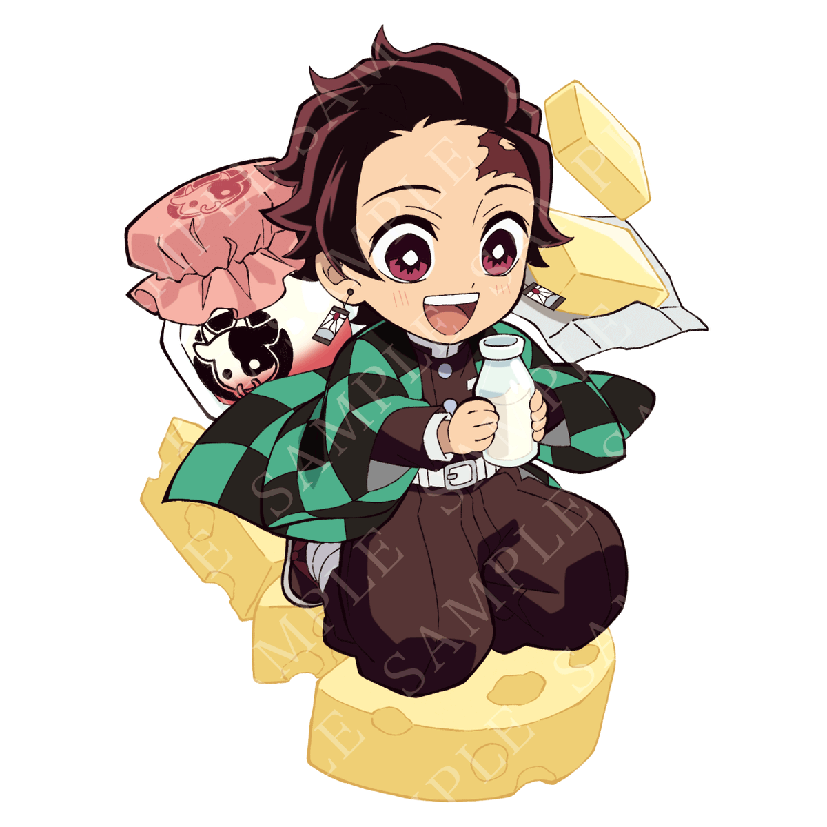 鬼滅の刃　柱書き下ろしイラスト 竈門炭治郎 72個セット 鬼滅の刃 “柱”テーマの描き下ろし第5弾 伊黒と蜜璃のイラスト公開!