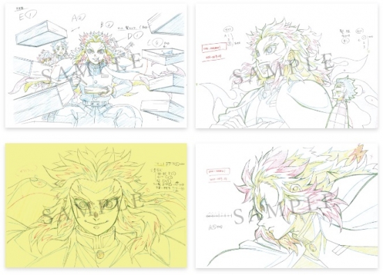 鬼滅の刃 無限列車編 コラボレーションカフェ1期 受注 ・展示原画