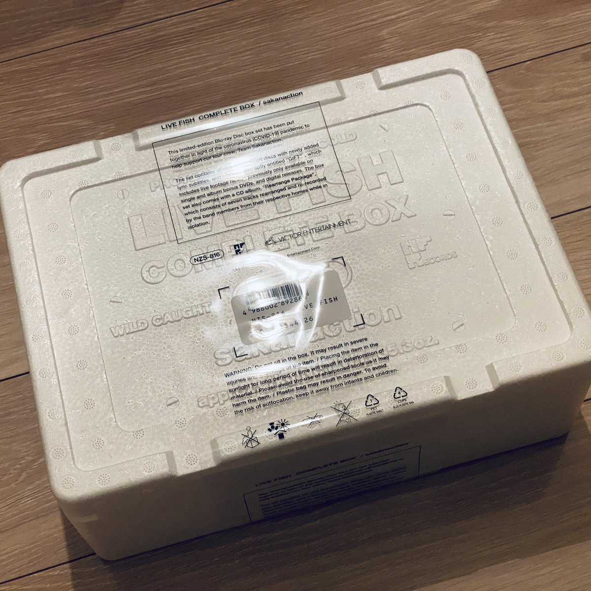 Live Fishが届いた🤗#サカナクション の完全受注生産のLIVE Blu-ray