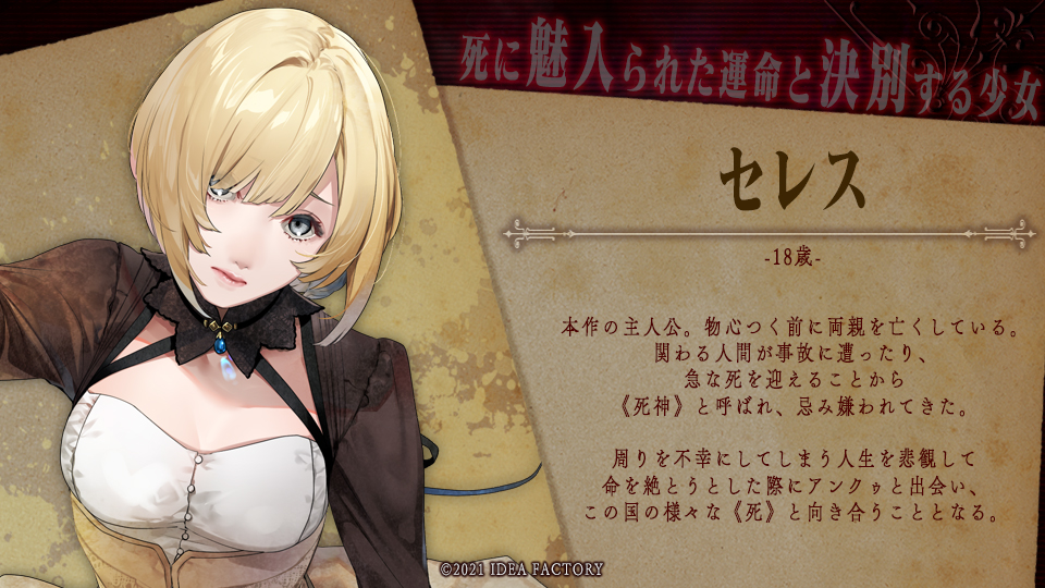 Character】 Nintendo Switch新作タイトル 『終遠のヴィルシュ -ErroR