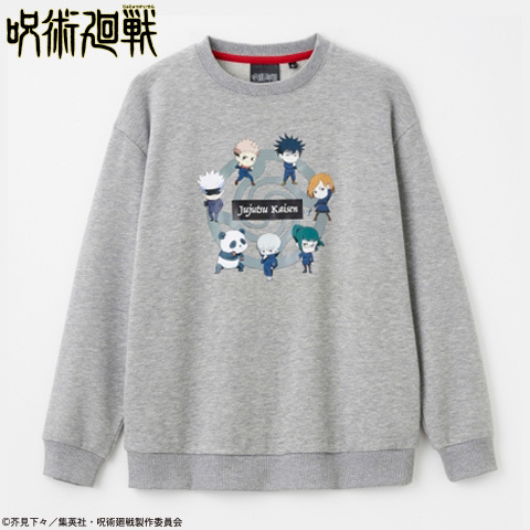 しまむら オンラインストア予告✨ 呪術廻戦のメンズサイズのトレーナー