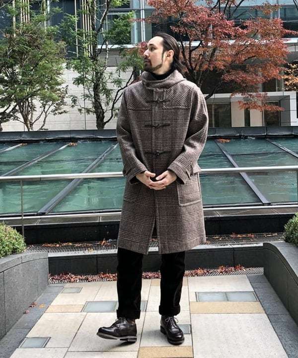 INVERTERE × BEAMS F＞別注 グレンチェックの本格ダッフル。カジュアル