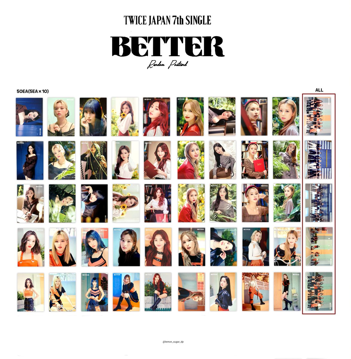 BETTER Postcard list] 今更ながら更新~ 濃色がたくさん使われてて