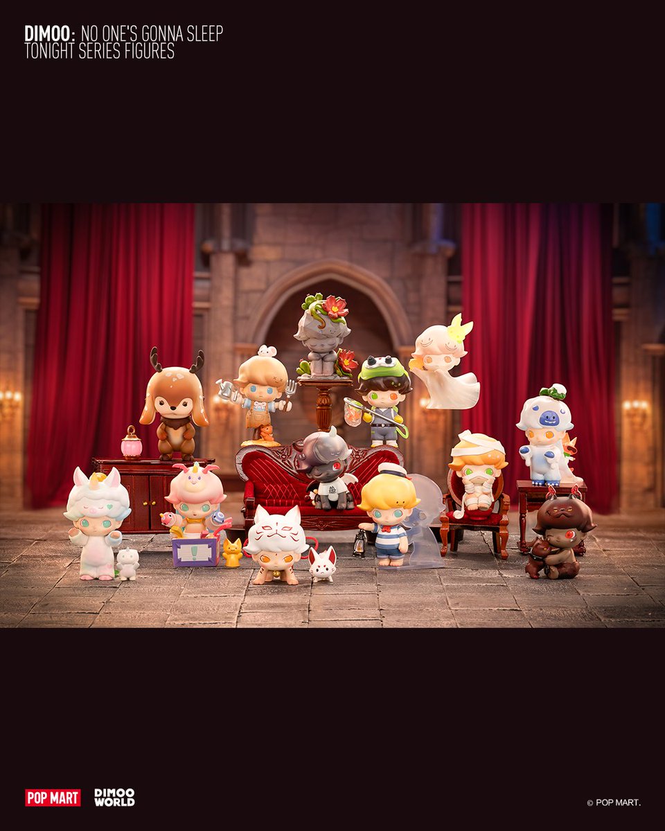 🆕🌙🆕DIMOO No One's Gonna Sleep Tonight シリーズ🆕💤🆕 今夜は誰も