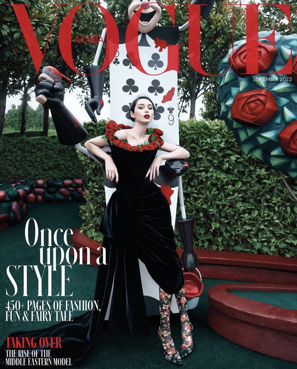 Alice in Wonderland Vibes for the Vogue Arabia September 2023 Issue
