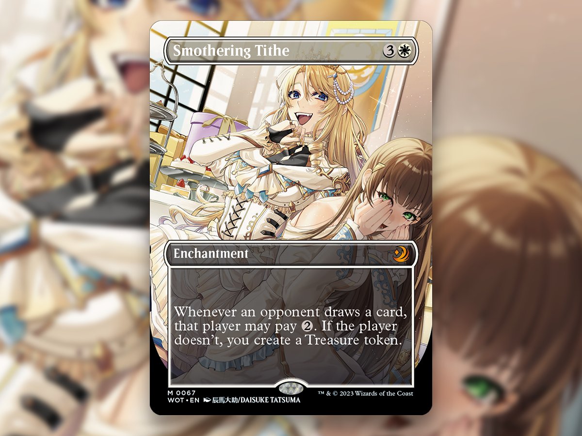 息詰まる徴税/Smothering Tithe》 #mtg #illustration