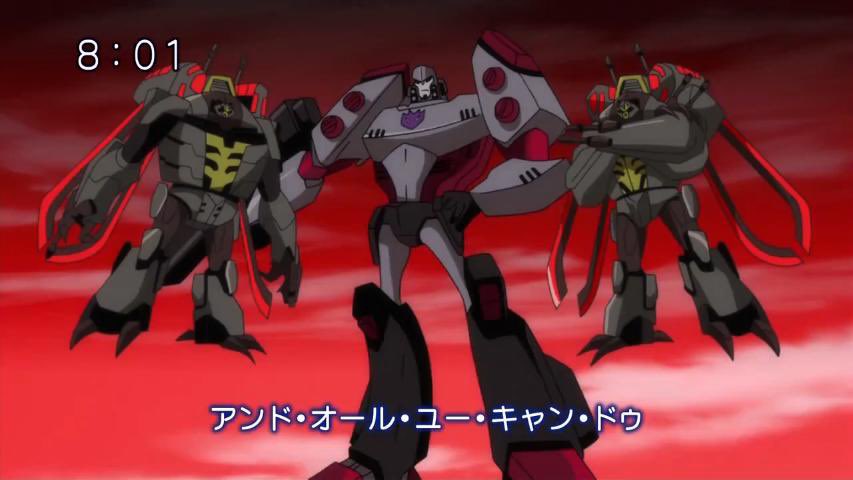 トランスフォーマー TFアニメイテッド日本版OPでブラックアウトが