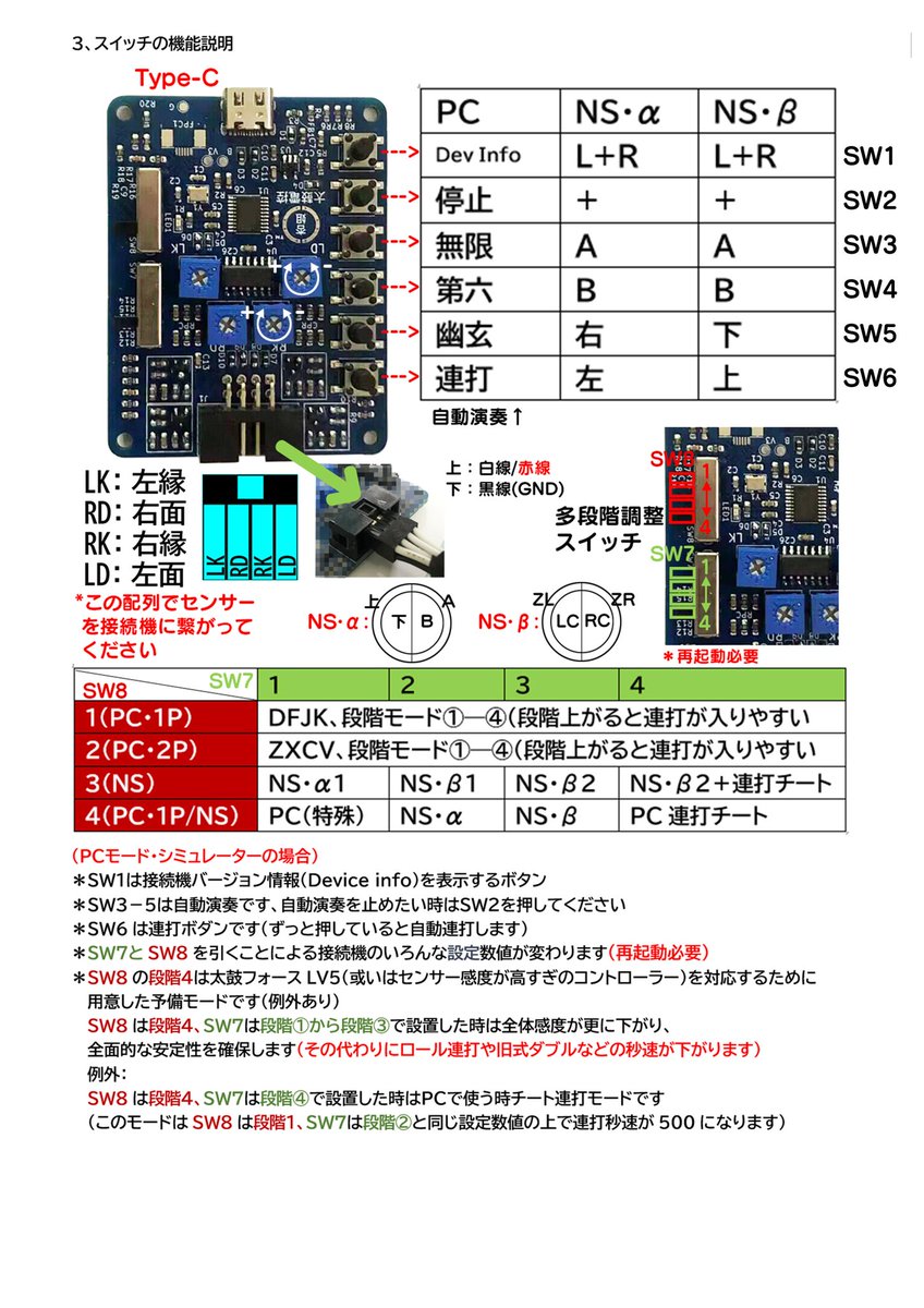 わんろっく：おうち太鼓：V2.1接続機一式＋α ぴ：おうち太鼓：V2.1接続