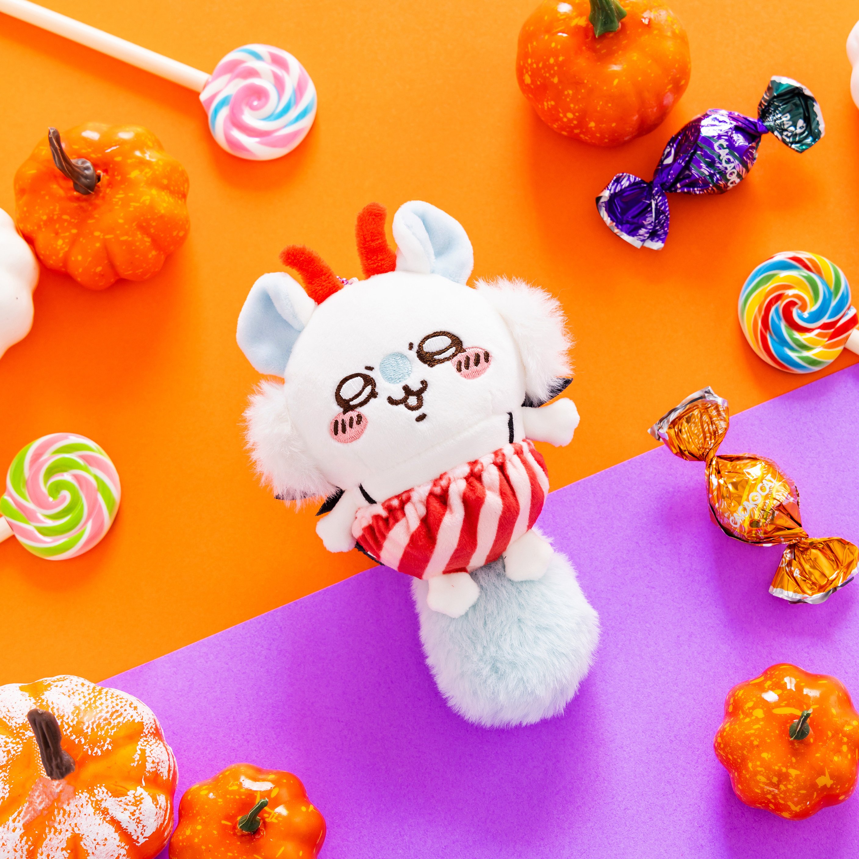 初回版】ちいかわ 仮装たのしい～！マスコット カボチャなうさぎ