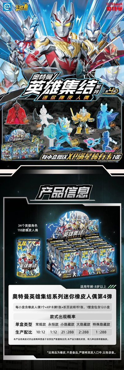 卡遊/KAYOU「ウルトラマン英雄集結シリーズ ミニ消しゴムフィギュア 第