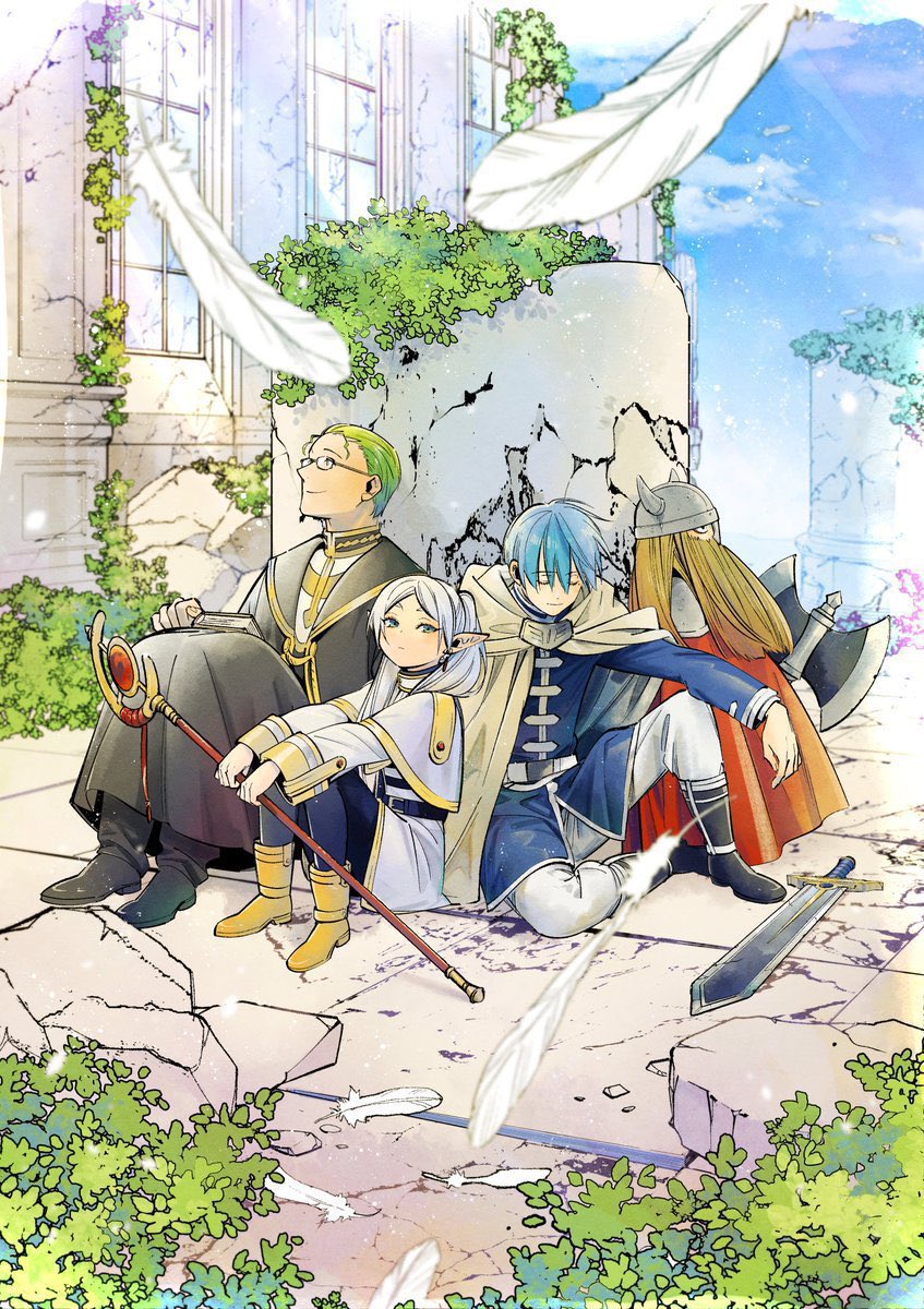 中古 A5サイズ 複製原画第一弾「勇者一行」 葬送のフリーレン