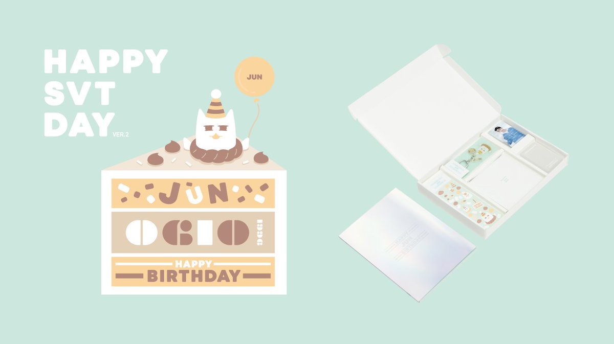 SEVENTEEN JAPAN NEWS] HAPPY JUN DAY BIRTHDAY BOX VER.2 SEVENTEEN
