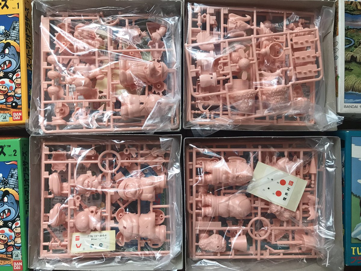 バンダイ TVゲームプラモデル(全4種) スーパーマリオブラザーズ1