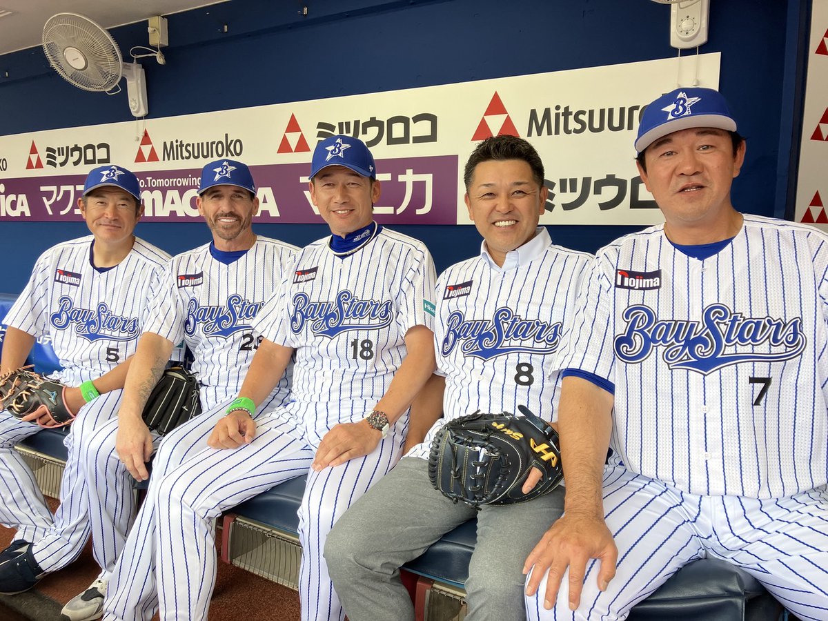 試合前の『BACK TO THE 1998 BAYSTARS』に登場した 1998年の優勝