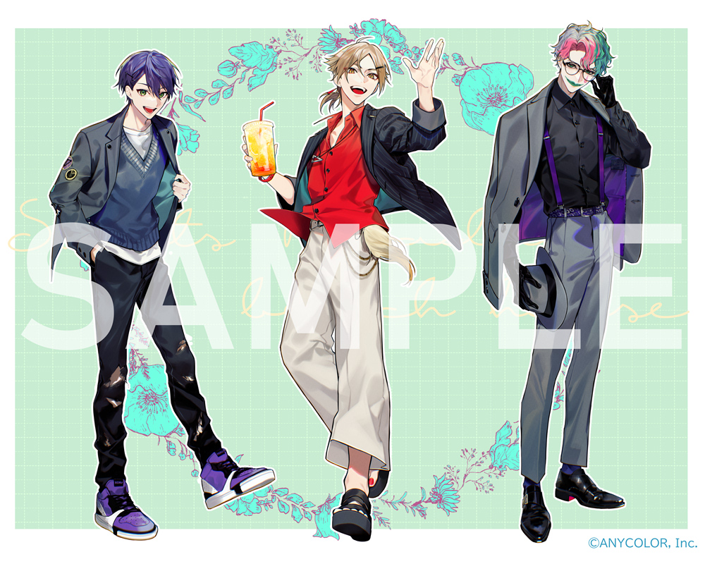 スイーツパラダイス×にじさんじコラボカフェにて、剣持刀也さん、伏見