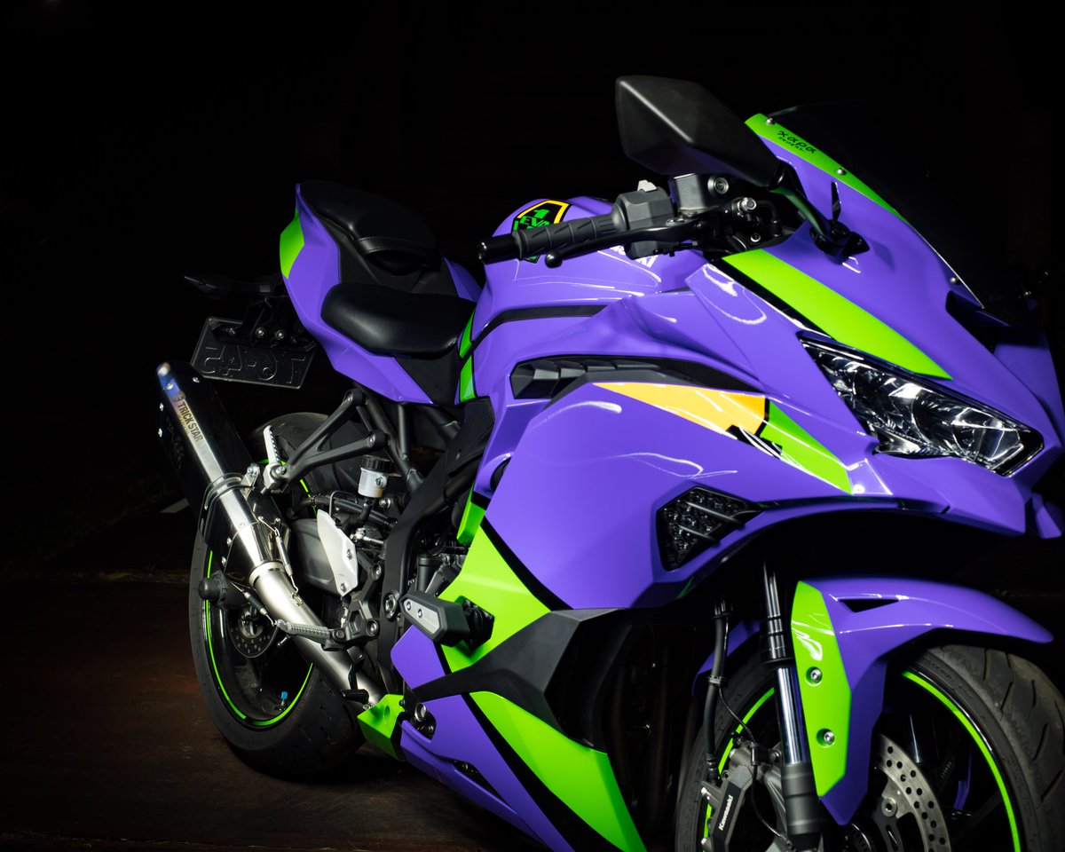 ZX-25R エヴァカラー 色は編集でどうにでも濃く出来るんだ！ 改めて