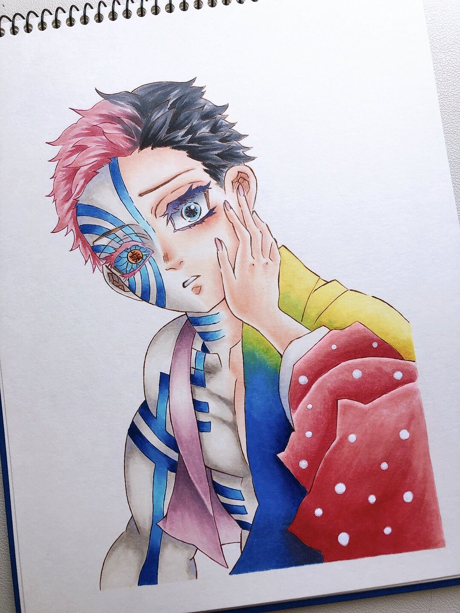 アイコンの猗窩座です❄️ 大好きな扉絵です🙃 これから猗窩座(狛治