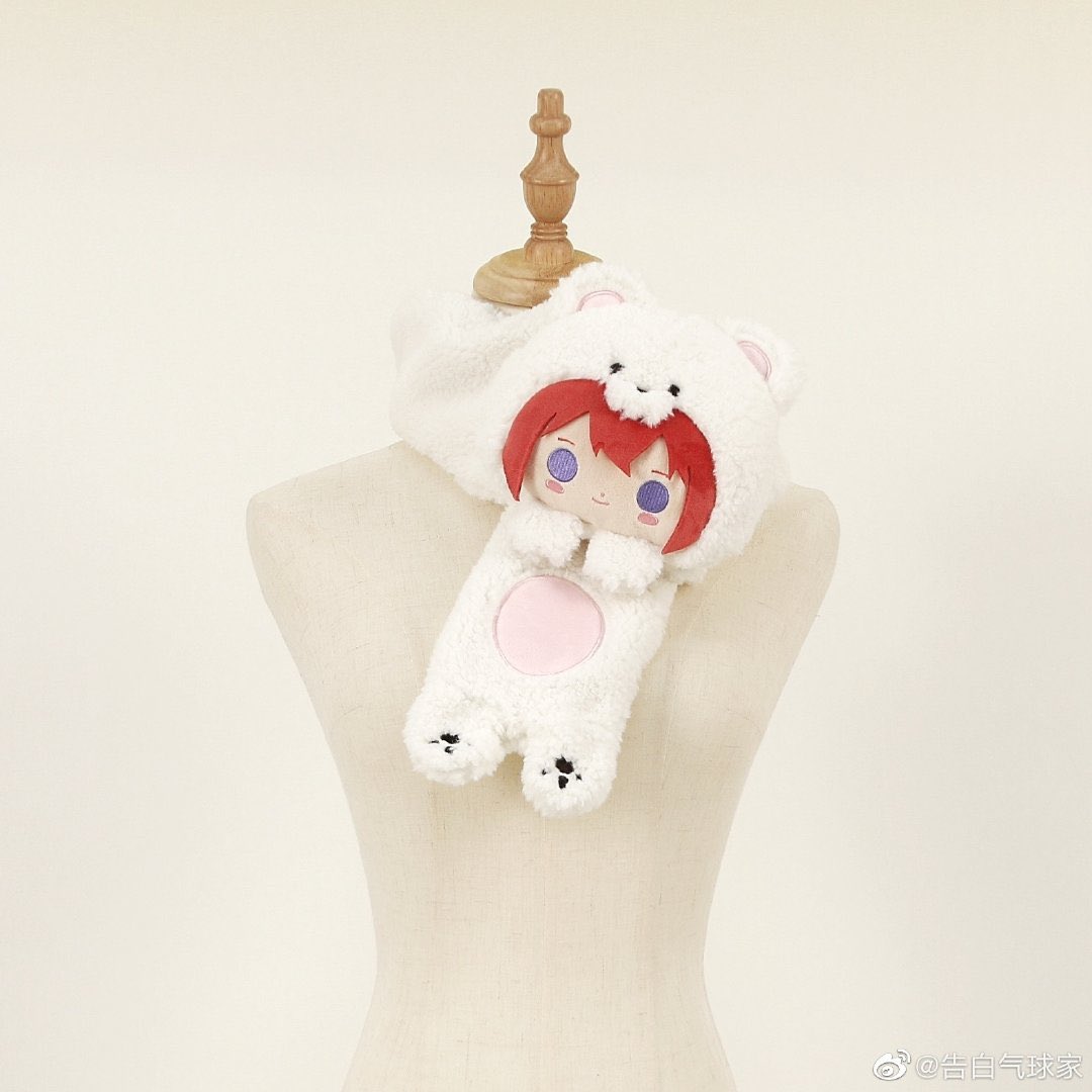 新品/ あんスタ 衣更真緒 海外限定 告白気球 白熊マフラー /特典付き