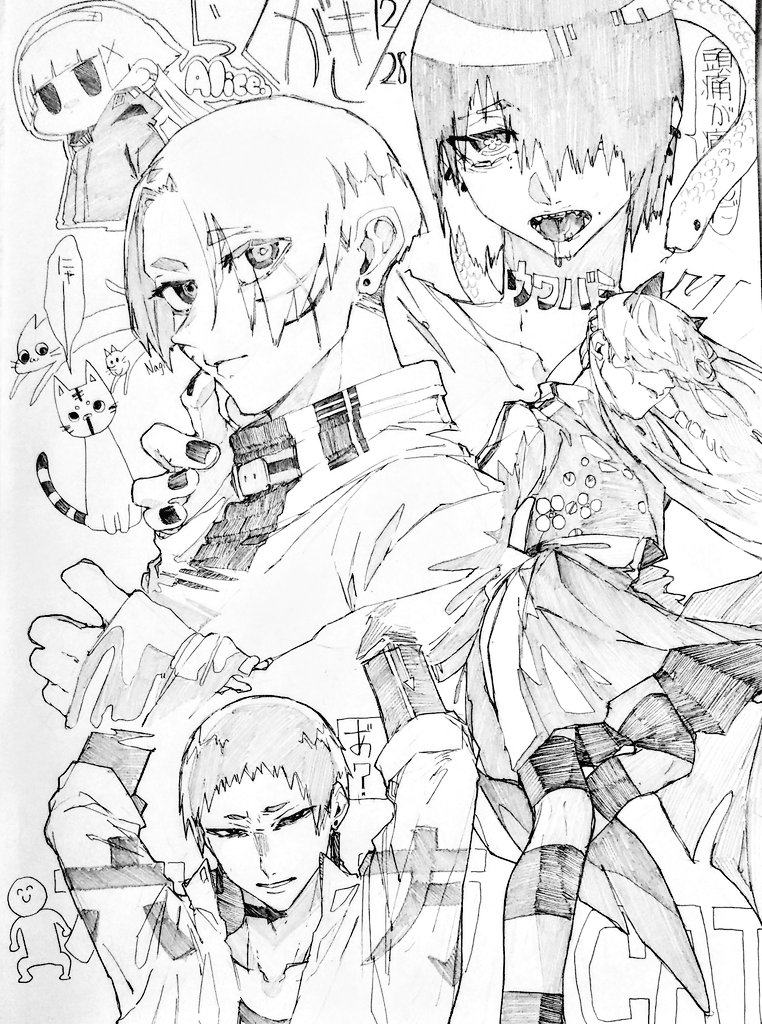 今月描いた絵を晒そう 楽しくていっぱい描いたぞー！！