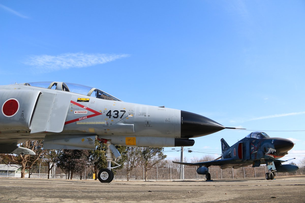 百里基地 #展示機 情報②】 先日予告しましたF－4EJ改及びRF