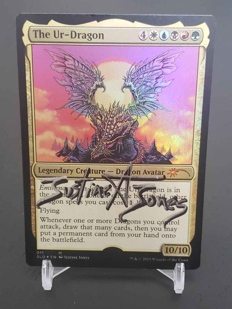 APEDHの統率者が届きました！ Justine Jonesの《始祖ドラゴン/The Ur