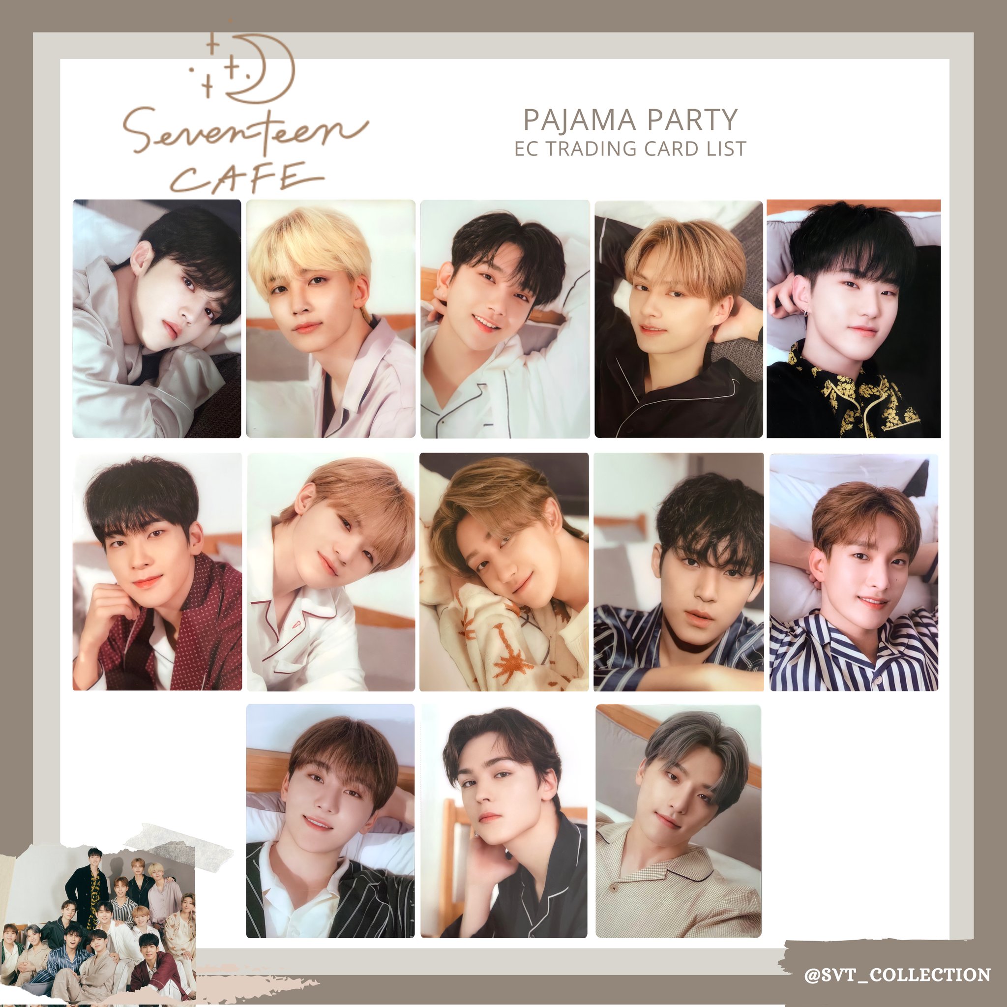 SEVENTEEN CAFE ジョンハン トレカ セット セブチカフェ 【公式通販】