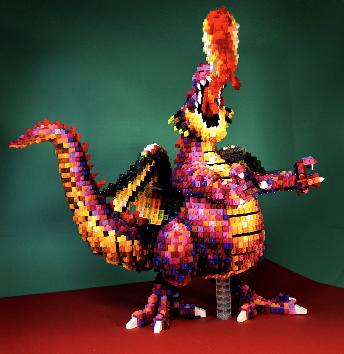 レゴ で 「竜王」作りました！ 初代ドラゴンクエストのラスボス。ザ