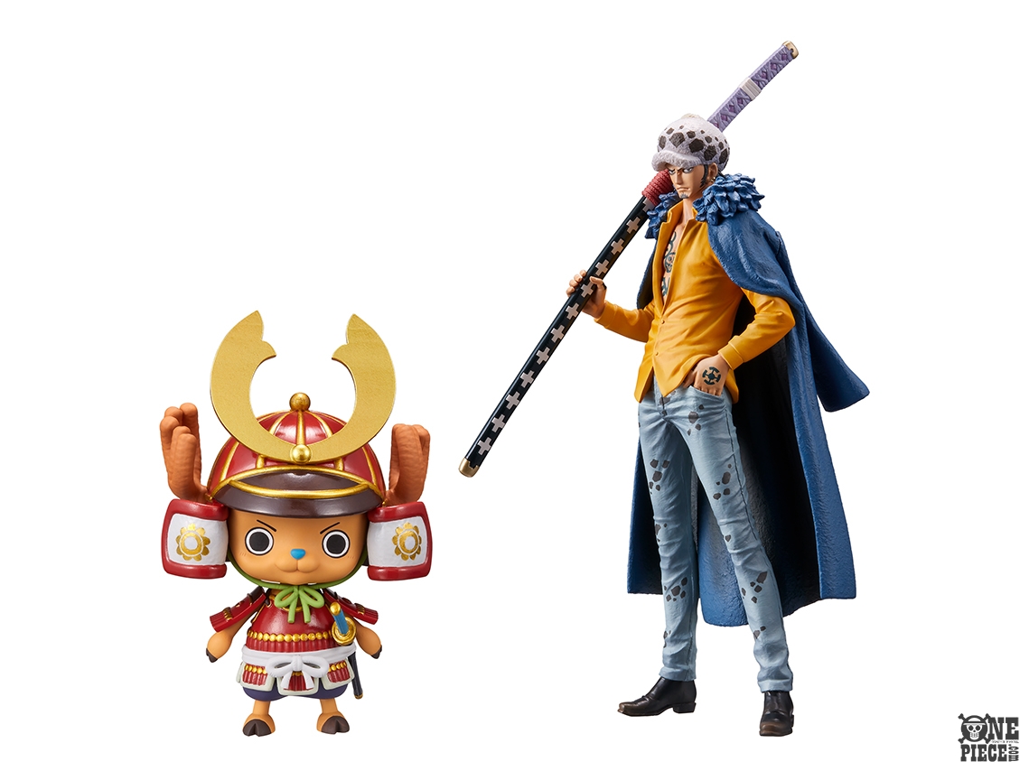 鬼ヶ島討ち入り姿のチョッパーとローが揃い踏み！ バンプレスト