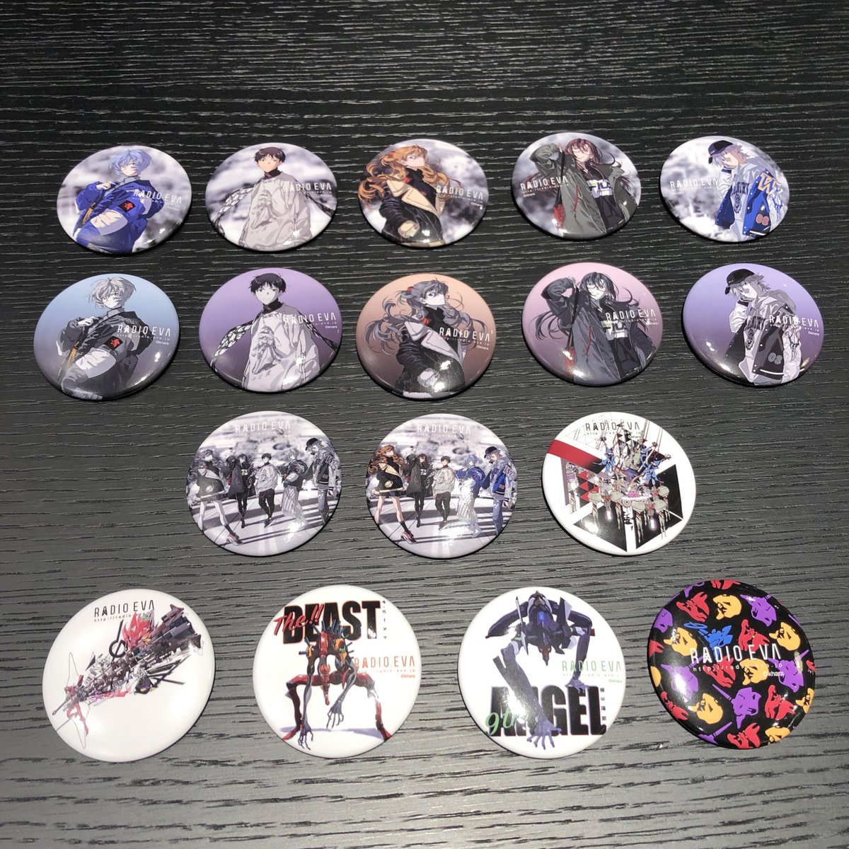 Restock】 ご好評いただいているRADIO EVA缶バッジ第4弾が再入荷いたし