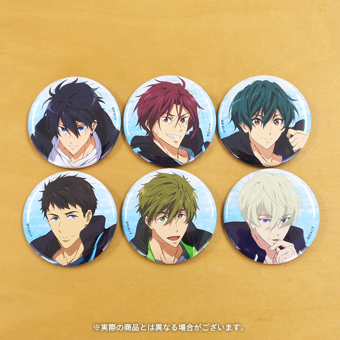 Free!FS 後編 劇場グッズ 3/4】 ○缶バッジ 6種 （遙・凛・郁弥・宗介