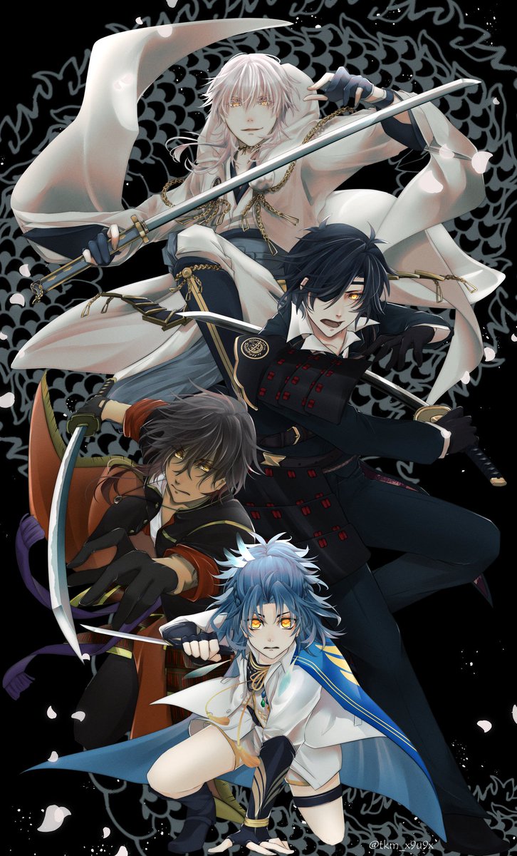 さぁ、大舞台の始まりだ！ #刀剣乱舞 #鶴丸国永 #燭台切光忠 #大倶利