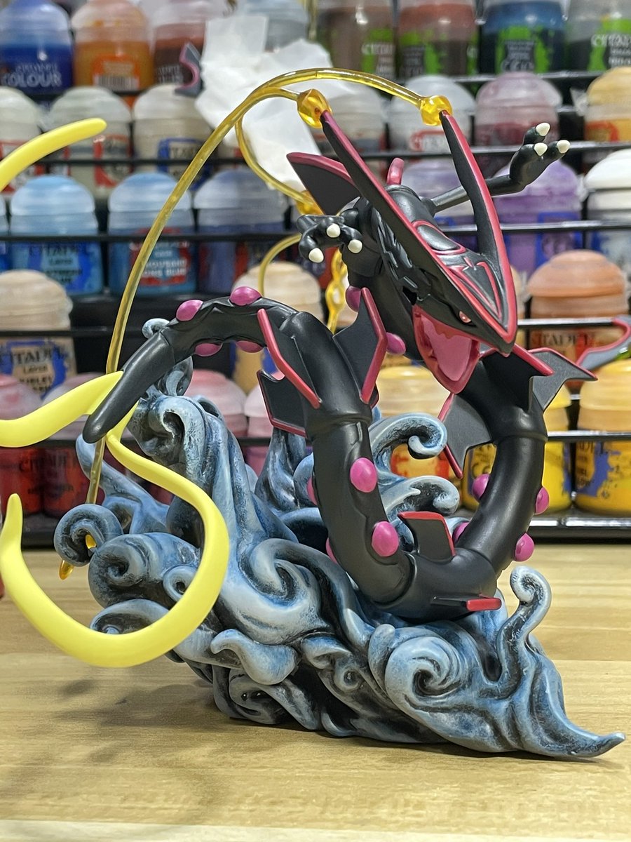 色違い塗裝中🎨80%!! #ポケットモンスター #Pokémon #レックウザ