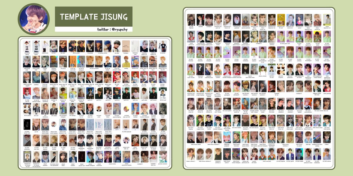 NCTDREAM トレカ一覧 トレカリスト 保存用 🐭チソン🐭 2022/05/02 更新