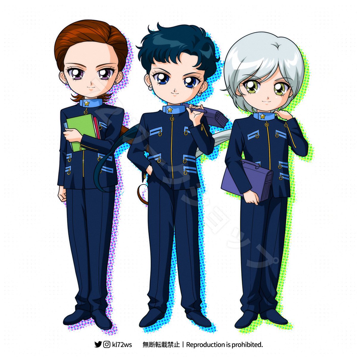 スリーライツ 💫 #星野光 #セーラースターファイター #夜天光