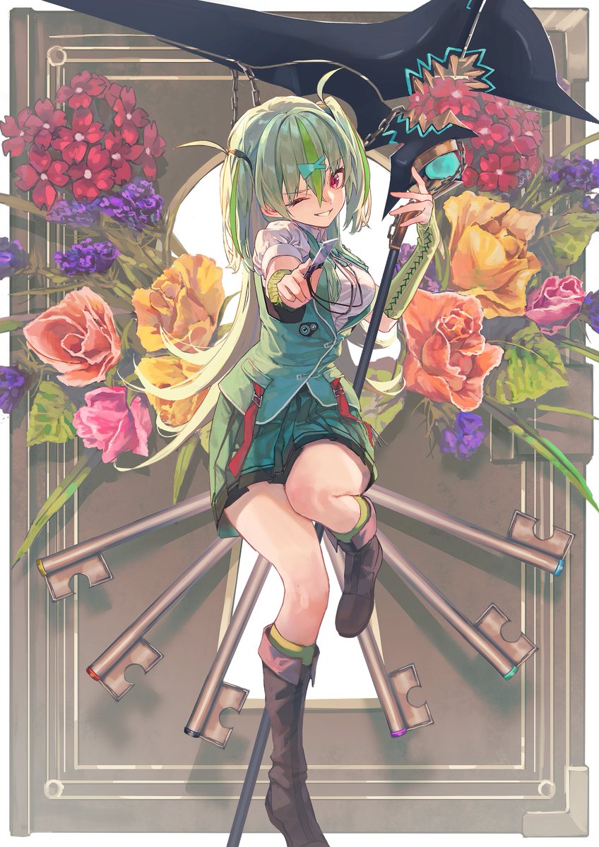 ヘブンバーンズレッド」の応援イラストを描かせていただきました