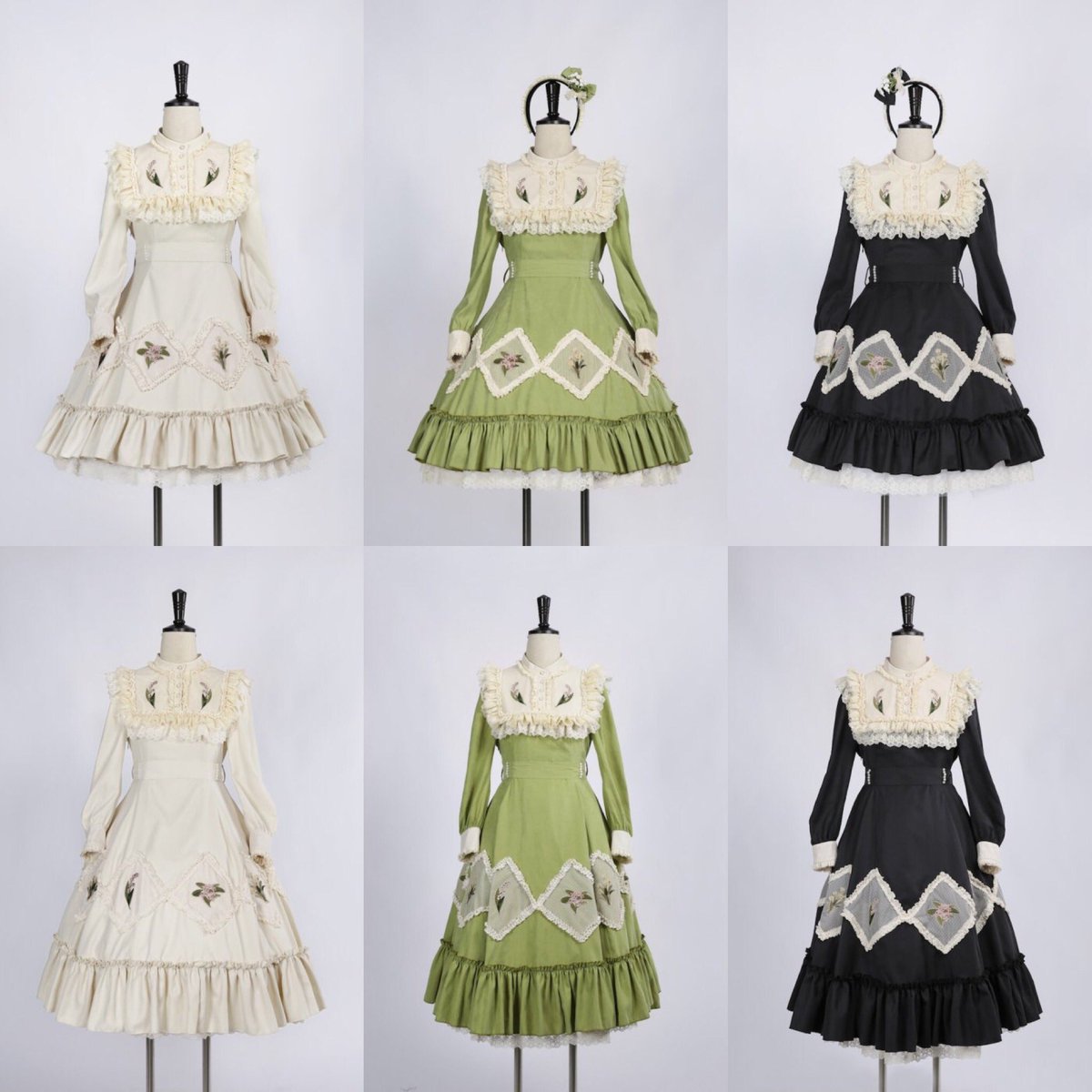 🌟再入荷🌟 すずらんのしおり ワンピース ご好評につき、一部色