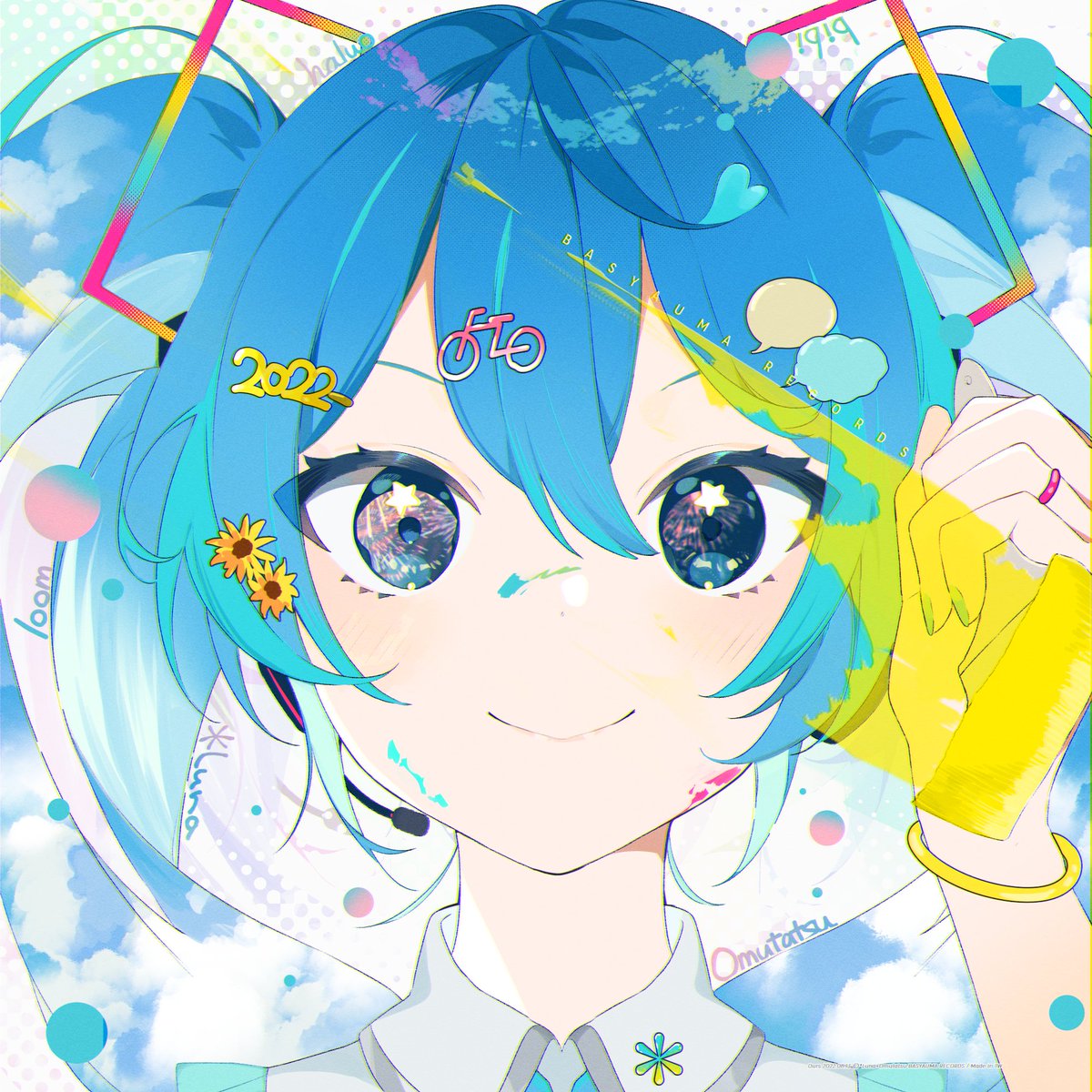 Luna - Ours feat.Hatsune Miku イラスト担当しました！！夏だー