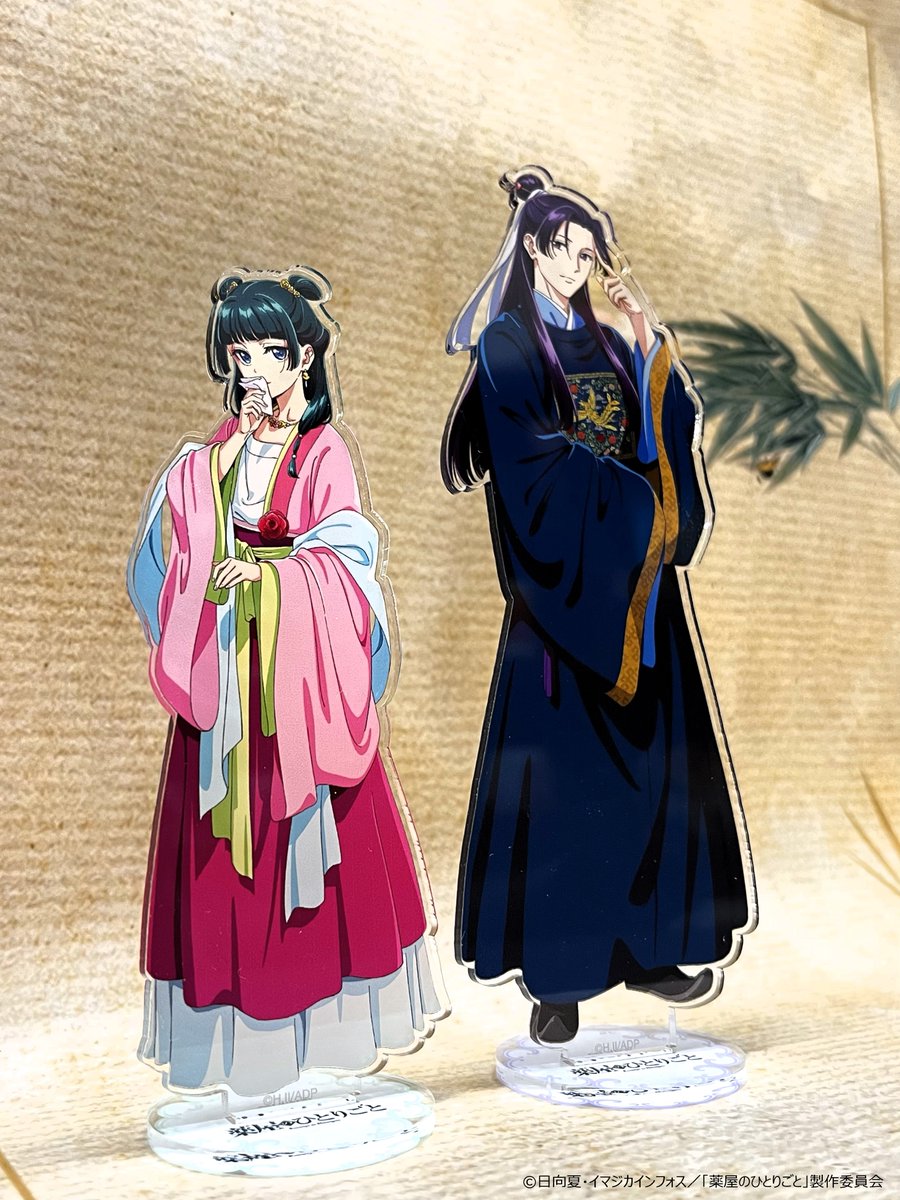 商品紹介】 “園遊会”をテーマに描きおろされた猫猫と壬氏のアクリル