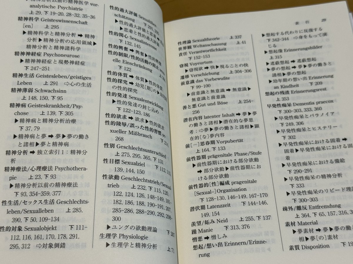 RT @GrimoireBook: 【新刊】岩波の『フロイト全集』第15巻を改訂修正し