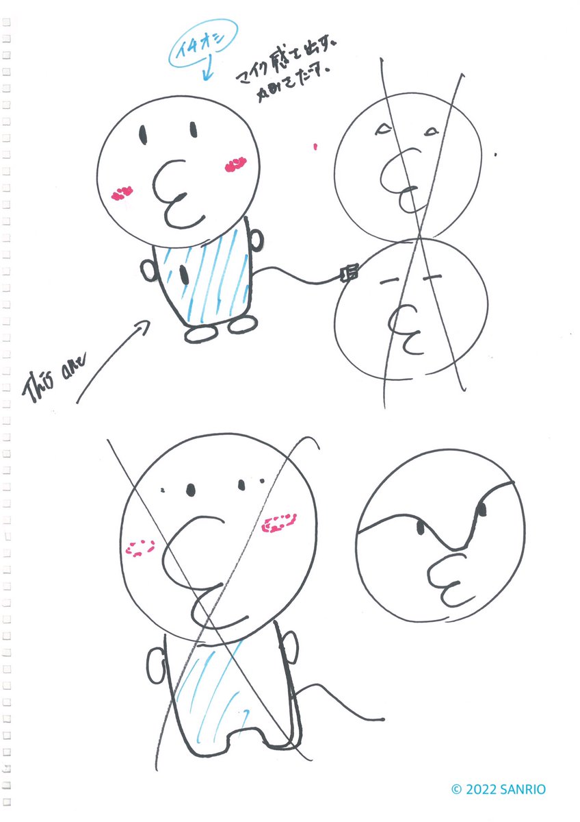 スケッチブック✏️］ #河野純喜 課長は、マイクをモチーフにした