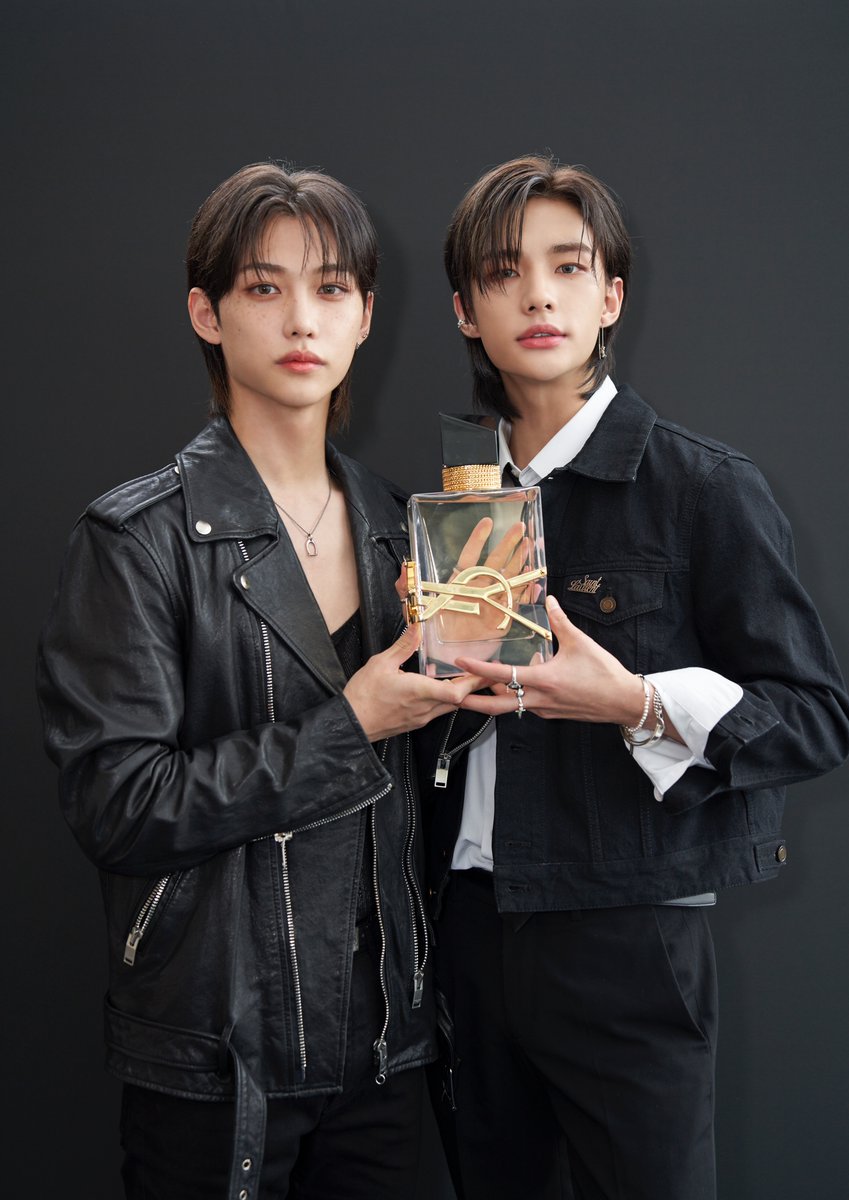 Hyunjin x #Felix in Paris with LIBRE #ヒョンジン と #フィリックス