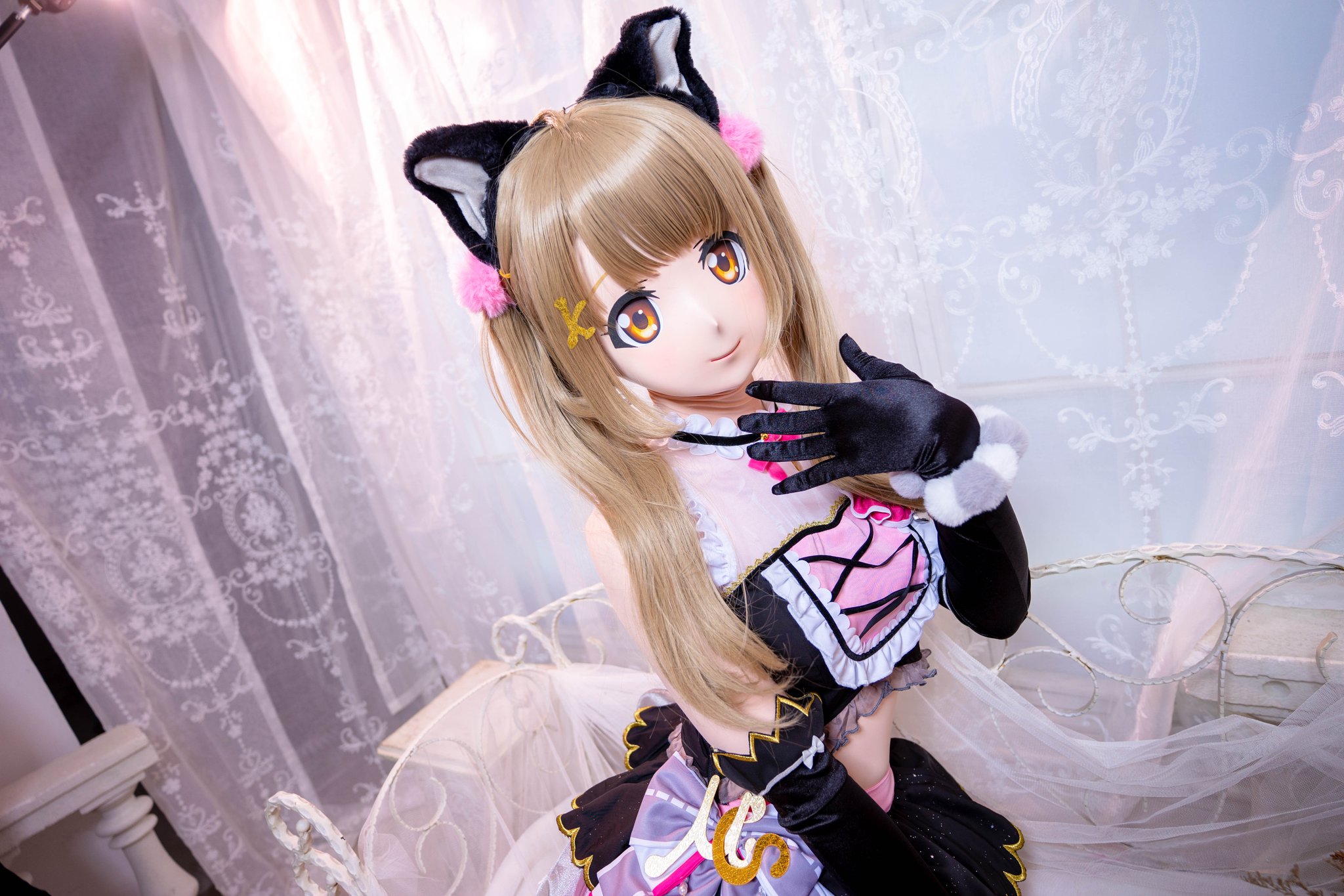 全頭面鍵衣装つき 桜島麻衣マスクコスプレ 着ぐるみ コスチューム