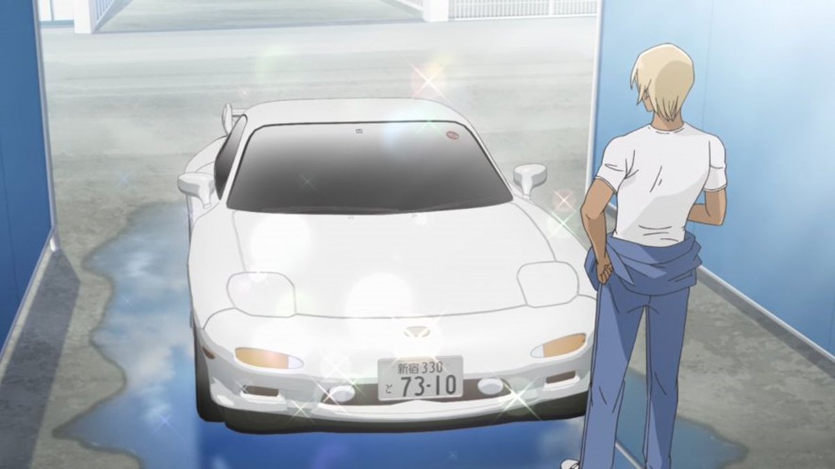 作品】名探偵コナン 【人物】安室 透 【車種】マツダ・RX-7 【年式