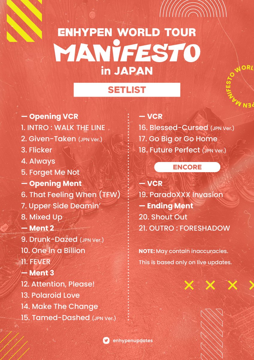 ENHYPEN/WORLD TOUR'MANIFESTO'in JAPAN 京… Amazon.co.jp: ENHYPEN WORLD TOUR 'MANIFESTO' in JAPAN 京セラドーム