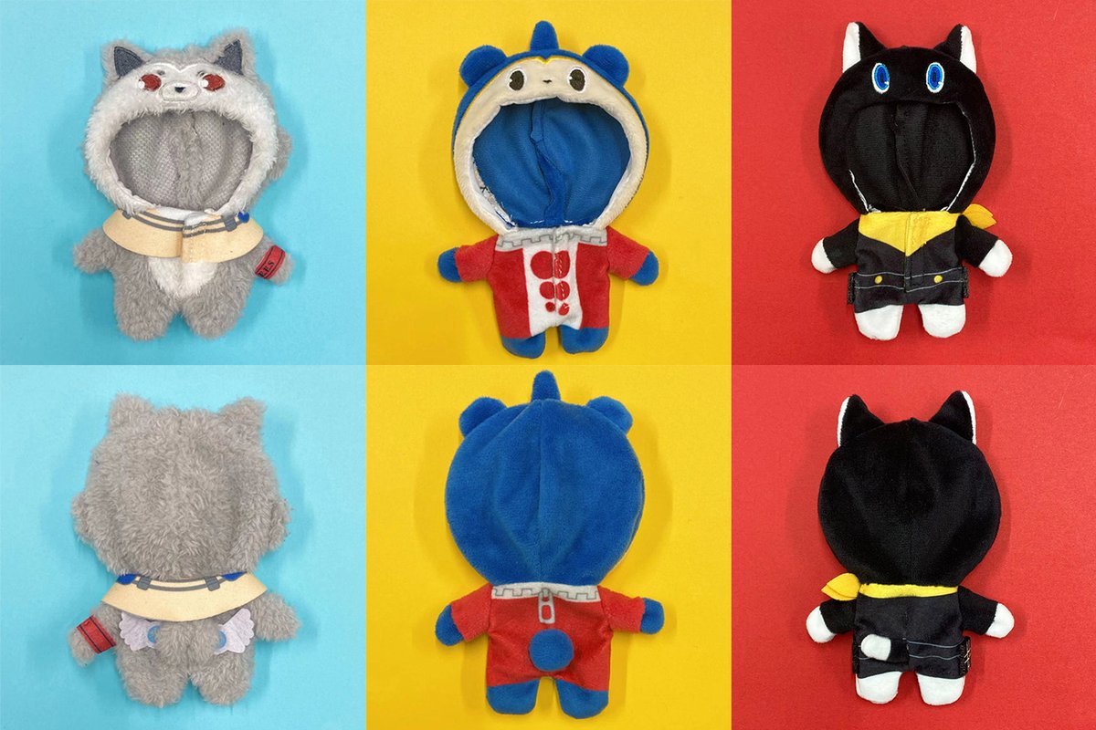 発売中の《 #ペルソナシリーズ の主人公ぬいぐるみキーホルダー》に