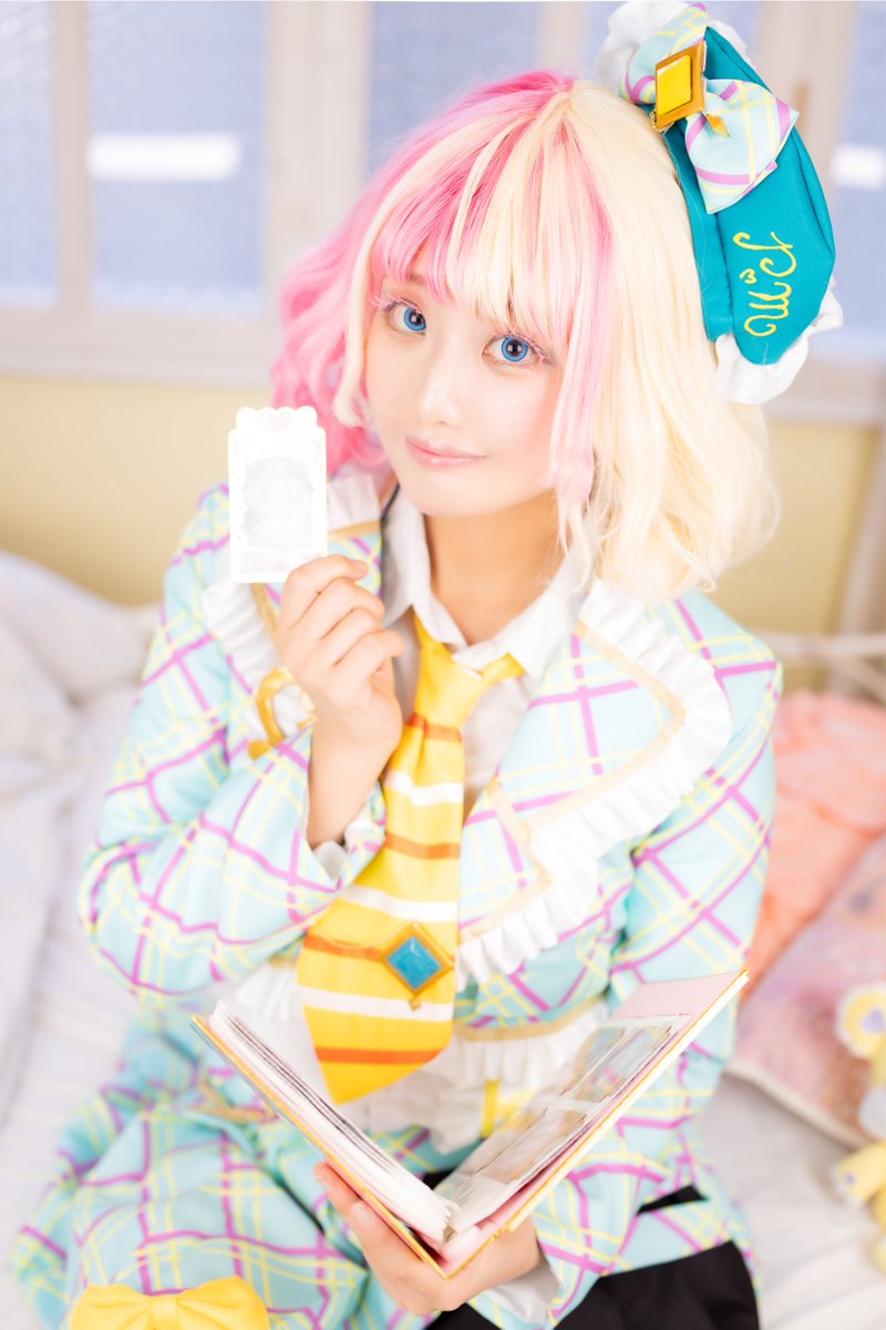 Cosplay🍼ワッチャプリマジ！ 甘瓜みるき🧸 プリマジチェックブルー