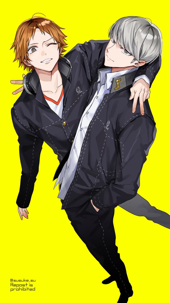 ペルソナ4/花村陽介と主人公 ㊗リマスター版