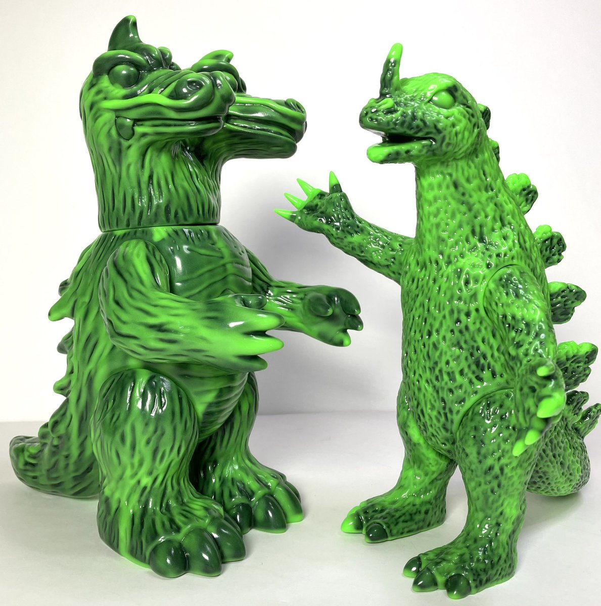 マルサン #ブルマァク #ソフビ 】 マルサン、ブルマァクの怪獣ソフビ