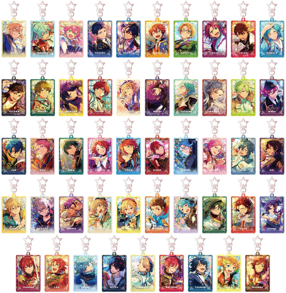 あんさんぶるスターズ！！ 才能開花トゥインクルアクキー 厚さ5mm＆